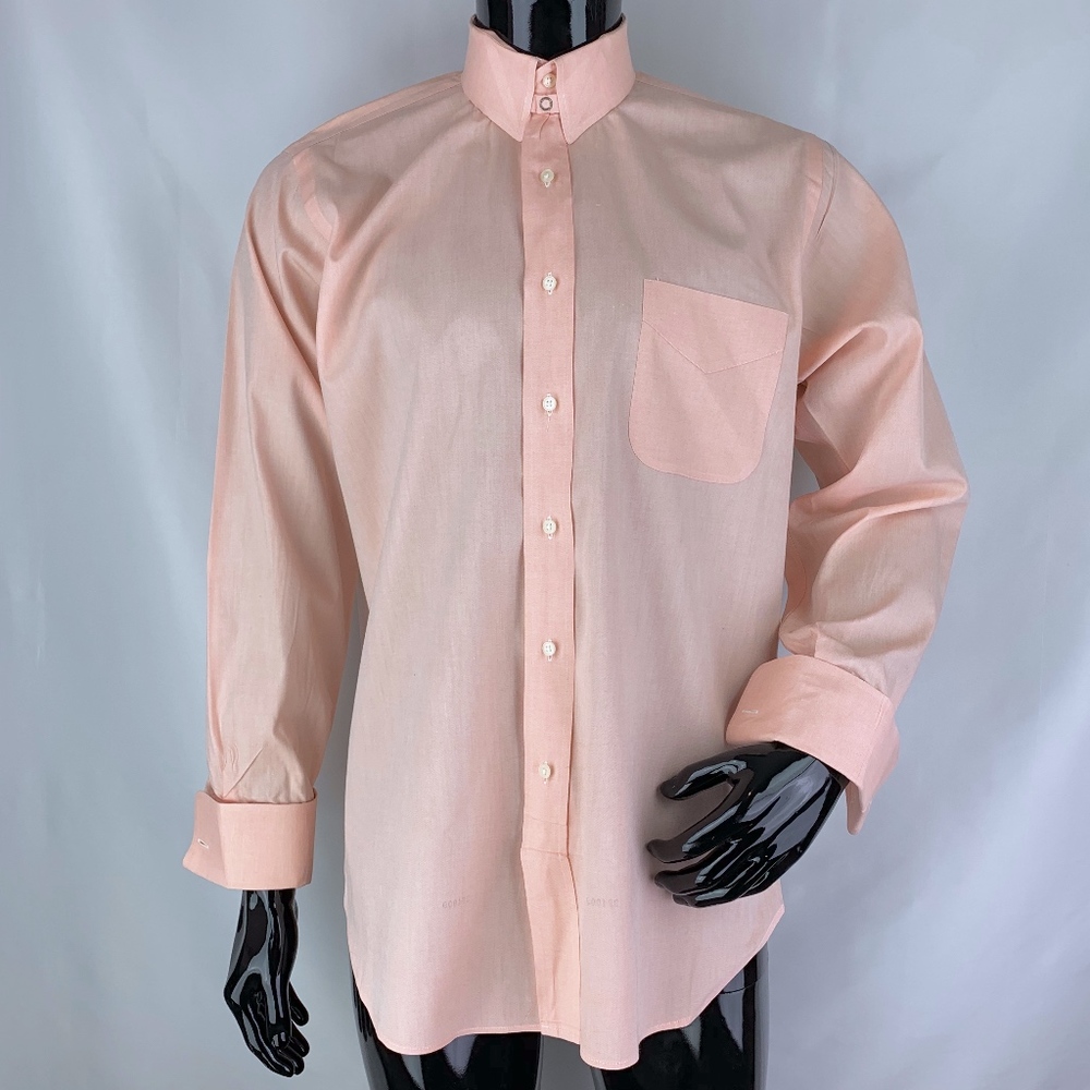 Vintage Gitman Bros Mens Medium Pink Dress Shirt